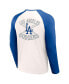 Фото #3 товара Men's Darius Rucker Collection by White, Royal Los Angeles Dodgers Team Color Raglan T-shirt