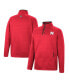 Фото #2 товара Men's Scarlet Nebraska Huskers Rebound Quarter-Snap Jacket