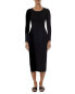 Фото #1 товара LBLC The Label 297629 Kim Long Sleeve Open Back Dress Black LG