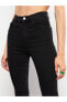 Фото #8 товара LCW Jeans Yüksek Bel Süper Skinny Fit Düz Cep Detaylı Kadın Rodeo Jean Pantolon