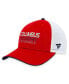 ფოტო #3 პროდუქტის Men's Red Columbus Blue Jackets Authentic Pro Rink Trucker Adjustable Hat