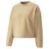 Фото #1 товара Puma Infuse Mock Neck Crew Sweatshirt Womens Beige 53835389