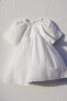 Фото #5 товара Платье с вышивкой шиффли ZARA