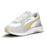 Фото #2 товара Puma Cruise Rider Nu Brighter Days Lace Up Womens White Sneakers Casual Shoes 3