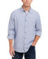 Фото #4 товара Men's Solid Long Sleeve Button-Front Oxford Shirt