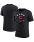 Фото #2 товара Men's Black Cincinnati Reds Authentic Collection Tri-Blend Performance T-shirt