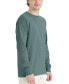 Фото #13 товара Unisex Garment Dyed Long Sleeve Cotton T-Shirt