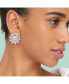 ფოტო #2 პროდუქტის Women's Gold Snowflake Stud Earrings