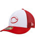 Фото #1 товара Men's White, Red Cincinnati Reds 2023 On-Field Batting Practice Low Profile 59FIFTY Fitted Hat