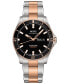ფოტო #1 პროდუქტის Men's Swiss Automatic Ocean Star Captain V Two-Tone Stainless Steel Bracelet Watch 42.5mm