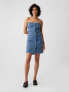 Фото #1 товара Strapless Denim Mini Dress