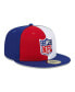 Фото #1 товара Men's Red, Navy NFL 2023 Sideline 59FIFTY Fitted Hat