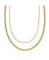 ფოტო #1 პროდუქტის Women's Merete Gold-Tone Stainless Steel Multi Strand Necklace