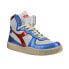 Фото #2 товара Diadora Mi Basket Metallic Pigskin Used High Top Mens Size 10.5 M Sneakers Casu