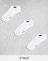 Фото #1 товара Champion 3 pack quarter socks in white