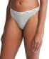 Women's Modern Logo Low-Rise Thong Underwear QD5043