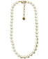 Фото #1 товара Charter Club gold-Tone Imitation Pearl Collar Necklace, Created for Macy's