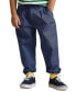 Фото #2 товара Бриджи для малышей Polo Ralph Lauren джинсы-штаны с завязками из хлопка