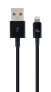 Фото #2 товара Gembird Cablexpert CC-USB2P-AMLM-1M - 1 m - Lightning - USB A - Male - Male - Black