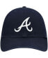 ფოტო #2 პროდუქტის Men's Navy Atlanta Braves Heritage Clean Up Adjustable Hat