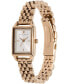 ფოტო #2 პროდუქტის Women's Quartz Carnation Gold-Tone Stainless Steel Bracelet Watch 25.5mm x 20.5mm