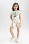 Kız Çocuk T-shirt C2212a8/gn1231 Lt.mınt
