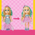 Фото #4 товара LOVE DIANA Famosa Doll with Convertible Dress from Princess to Super Heroein and Game Accessories, Dartboard Adventure, for Girls and Boys from 4 Years (LVE07000)