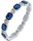 ფოტო #1 პროდუქტის Silver-Tone Crystal Stretch Bracelet