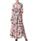 Фото #1 товара Платье для беременных с цветочным принтом kimi + kai Maternity Nursing Maxi Shirt Dress