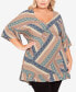 Фото #1 товара Plus Size Harper Tunic Top