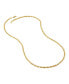 ფოტო #2 პროდუქტის Glitter Double Rope Link 20" Chain Necklace (3-3/4mm) in 14k Gold