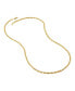 Фото #2 товара Glitter Double Rope Link 20" Chain Necklace (3-3/4mm) in 14k Gold