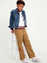 Фото #3 товара Baggy Straight Leg Chino Pants for Boys