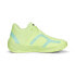 Фото #2 товара Puma Rise Nitro 37701213 Mens Green Canvas Athletic Basketball Shoes 9