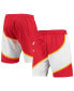 Фото #1 товара Men's Red Atlanta Hawks 1986 Hardwood Classics 75th Anniversary Swingman Shorts