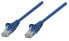 Фото #1 товара Intellinet Network Patch Cable - Cat6A - 20m - Blue - Copper - S/FTP - LSOH / LSZH - PVC - RJ45 - Gold Plated Contacts - Snagless - Booted - Lifetime Warranty - Polybag - 20 m - Cat6a - S/FTP (S-STP) - RJ-45 - RJ-45