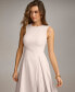 Фото #3 товара Women's Jewel-Neck A-Line Midi Dress