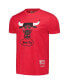 ფოტო #2 პროდუქტის Men's and Women's Red Chicago Bulls Hardwood Classics MVP Throwback Logo T-shirt