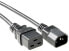 MicroConnect PE0191405, 0.5 m, C19 coupler, C14 coupler, H05VV-F, 250 V, 10 A