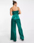 Фото #6 товара Little Mistress jumpsuit in emerald green