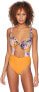 Maaji Women's 183966 Maracuja Sherbet High Rise One Piece Swimsuit Size L