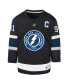 ფოტო #3 პროდუქტის Little Boys Steven Stamkos Black Tampa Bay Lightning Alternate Replica jersey Player Jersey