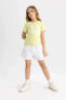 Kız Çocuk T-shirt B5102a8/gn664 Lt.green