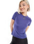 Фото #1 товара Weekday slim fit t-shirt in blue