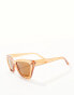 Фото #4 товара AJ Morgan razzy cateye sunglasses in brown