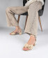 Фото #6 товара Women's Zevi Bow Detail Block Heel Sandals