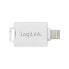 Фото #6 товара LogiLink AA0089 - MicroSD (TransFlash) - White - Lightning - USB - Windows 10 Education,Windows 10 Education x64,Windows 10 Enterprise,Windows 10 Enterprise... - Mac OS X 10.0 Cheetah - Mac OS X 10.1 Puma - Mac OS X 10.10 Yosemite - Mac OS X 10.11 El Capitan - Mac