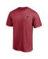 Men's Cardinal Arizona Cardinals #1 Dad T-shirt