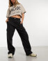 Фото #2 товара Cotton:On straight leg cargo pant in black