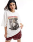 Фото #1 товара ASOS DESIGN oversized heavyweight t-shirt with kurt cobain licence graphic in cream